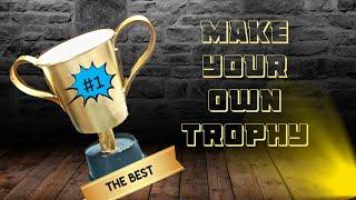 how to make a paper cup trophy | DIY trophy | reward for kids | easy craft idea | trophy for kids