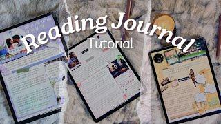  How to get started with a Digital Reading Journal | Goodnotes Tips for Beginners 