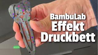 BambuLab A1 Druckplatte mit Effekt: FLOP ODER TOP?