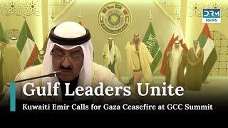 Kuwaiti Emir Calls for Gaza Ceasefire at GCC Summit | News Today | AH14