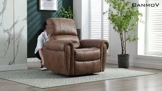 CANMOV RECLINER CHAIR ASSEMBLY INSTRUCTIONS-Manual Leather Recliner Chair