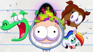 WHATS UNDER BOYS HOOD?? (NEW) Boy & Dragon | Cartoons For Kids | WildBrain Toons