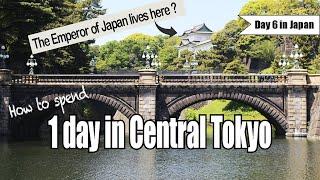 Day 6, 1 day in Central Tokyo, 2 Places, 3km apart | Imperial Palace and Tsukiji fish market