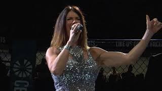 FRONT STREET FIGHTS 17: Tracy Underwood performs the National Anthem