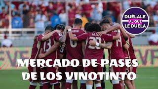 MERCADO DE PASES D ELOS VINOTINTO / SAVARINO / SOTELDO / ARAMBURU / MACHIS / VENEZUELA / VINOTINTO