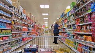 British Supermarket Shopping Walk - Tesco  / イギリスのスーパー   テスコ（日本語サブタイトル）