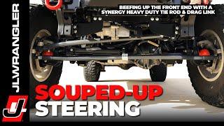 Jeep JL Wrangler Steering Tie Rod / Drag Link and Stabilizer Relocation Installation SYNERGY