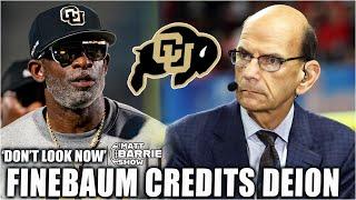 Finebaum calls Deion Sanders’ Colorado a ‘LEGITIMATE FACTOR’ in CFP race  | The Matt Barrie Show