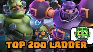 TOP 200 LADDERWITH BROKEN MEGAKNIGHT WB PRINCE DECK -Clash Royale-