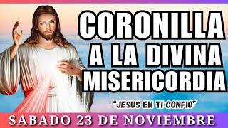 CORONILLA A LA DIVINA MISERICORDIA de Hoy Sabado 23 de Noviembre 2024 Divina misericordia