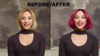 How to dye your hair fuschia at home