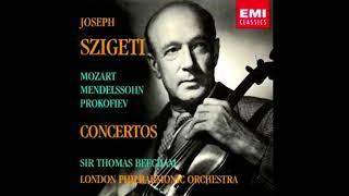 PROKOFIEV: Violin Concerto No. 1 in D major op. 19 / Szigeti·Beecham·London Philharmonic Orchestra