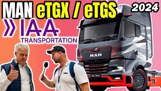 MAN eTGX / eTGS - bis zu 500kWH Akku - ein LKW für alle Fälle! | EFIEBER