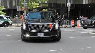 Huge Motorcade President Biden in New York! (UNGA 2023)