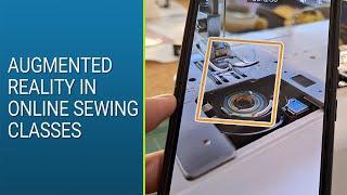 Using augmented reality in online sewing classes