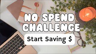 SAVE A LOT of Money With The No Spend Challenge. Here's How!