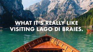 What it's like visiting LAGO DI BRAIES | @LifewithElliott Vlog #6