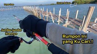 Rumpon Bagus Kok Sepi Pemancing??? Mancing Dasaran Super Mudah Ikannya Jumbo-Jumbo_Spot Rumpon Baru