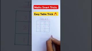 Easy Table Trick  | Table of 3 Easy Trick #viral #fun #ashortaday #trending #shorts