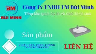 Chậu rửa âm bàn Viglacera CD1 - Thiết bị vệ sinh Bùi Minh