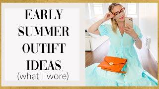 SUMMER OUTFIT IDEAS WHAT I WORE | Christie Ressel