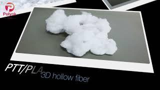 This video shows the production of PLA fiber and the application of PLA fiber-----alex@polynk.com