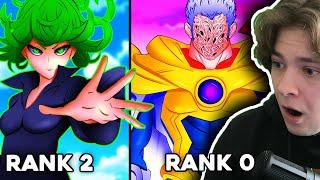 NON One Punch Man Fan Reacts toAll 17 S-CLASS HEROES In One Punch Man Explained (Blast, Tornado...)