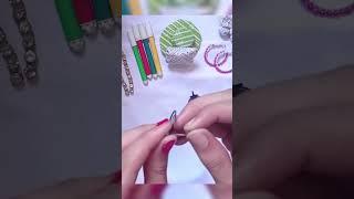 #shorts Diy earrings ️️ | Craft video | creative ragini #viral #diy