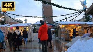  Christmas 2022  Krakow in winter  Christmas Market in Krakow - Krakow 4K
