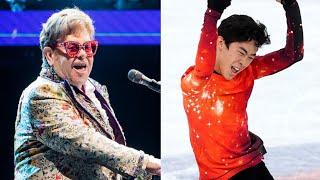 Elton John congratulates Nathan Chen on winning gold medal