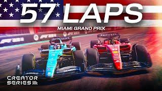 PENULTIMATE RACE - 1 POINT IN IT | F1 Creator Series: Miami GP 100% Race