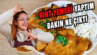 EN SEVDİĞİM HİNT YEMEĞİNİ YAPTIM  TIKKA MASALA TARİFİ    BAHARATLI BASMATİ PİLAVI NASIL YAPILIR?