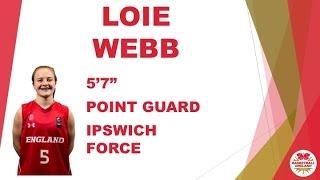 Loie Webb - England U16W Highlights