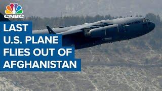 Last American plane flies out of Afghanistan