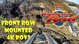 Lightning Rod - Dollywood - FRONT ROW MOUNTED POV IN 4K!