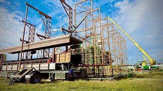 Größte Kirmes am Rhein 2024 in Düsseldorf Abbau Last Walking️