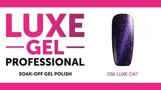 MAGNETIC GEL POLISH TUTORIAL - LUXE GEL PROFESSIONAL - 036 LUXE CAT