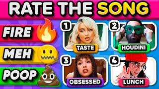 Rate The Song ⭐ Top 2024 Songs Tier List  | Music Quiz