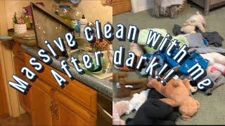 Massive after dark clean with me 2020