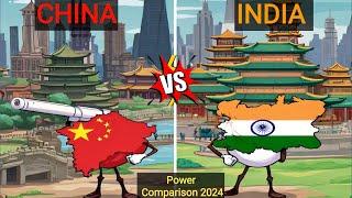 India vs China Military Power Comparison - China vs India Power Comparison 2024