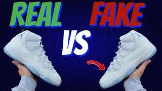 2024 Real Vs Fake Jordan 11 “Legend Blue”