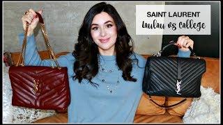 SAINT LAURENT LOULOU VS COLLEGE HANDBAG COMPARISON