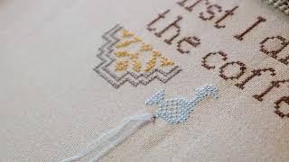 Stitchinit Flosstube #16: Coffee Quaker Sampler Revisited
