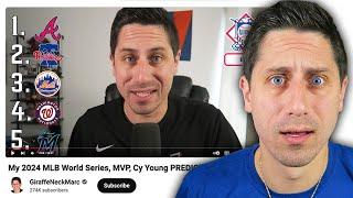 Reacting to my 2024 MLB World Series Predictions!