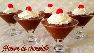 Mousse de chocolate | Receta fácil | Mi tarta preferida