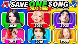 SAVE ONE SONG PER YEAR: K-Pop Hits from the Same Year!  2025 - 2000 | K-Music Quiz