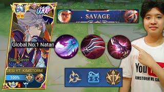 FINALLY REVEALED NATAN BEST BUILD AND EMBLEM (Global Natan Tutorial)