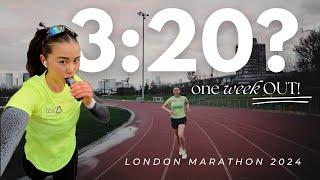 CAN I RUN A 3:20 AT LONDON MARATHON 2024!?  RACEDAY PREP, NUTRITION PLAN & RACEDAY OUTFIT PEEP ️