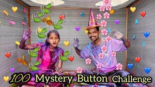 100 Mystery Buttons Challenge With Khushboo Sister