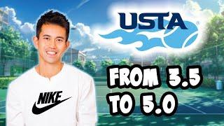 How To Improve Your USTA Tennis Rating Ft. Dennis Nguyen (Self-taught 5.0)